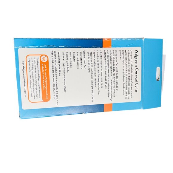 Walgreens Cervical Collar Gentle Support 18" Child Size One Size Fits Most Read - Picture 6 of 8